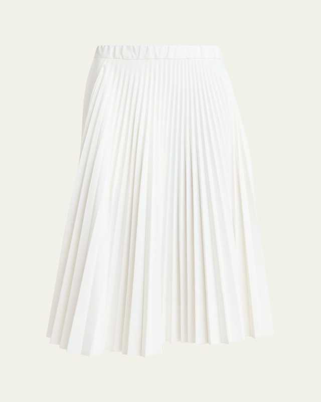 Pleated Midi Skirt